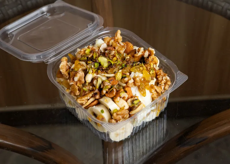 Cream and honey salad