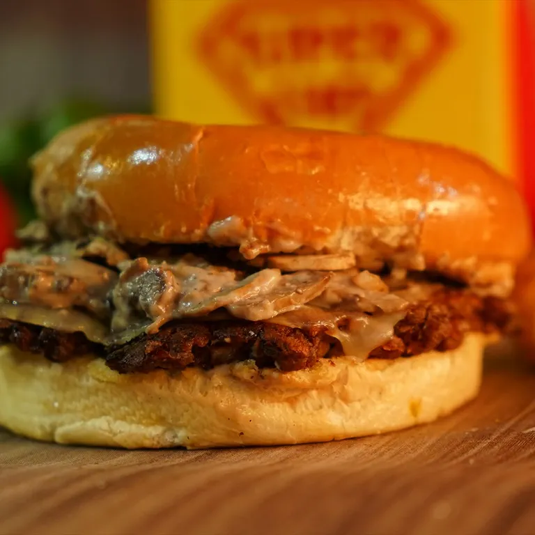 Swiss Mushroom Burger (Beef)