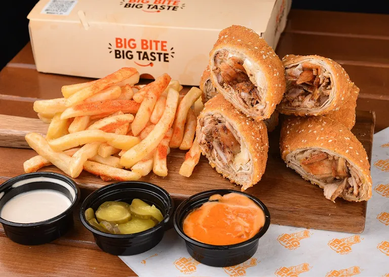 Chicken Pane Shawarma Meal