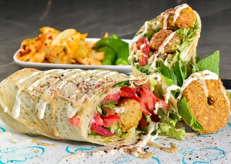 Falafel Saj Sandwich