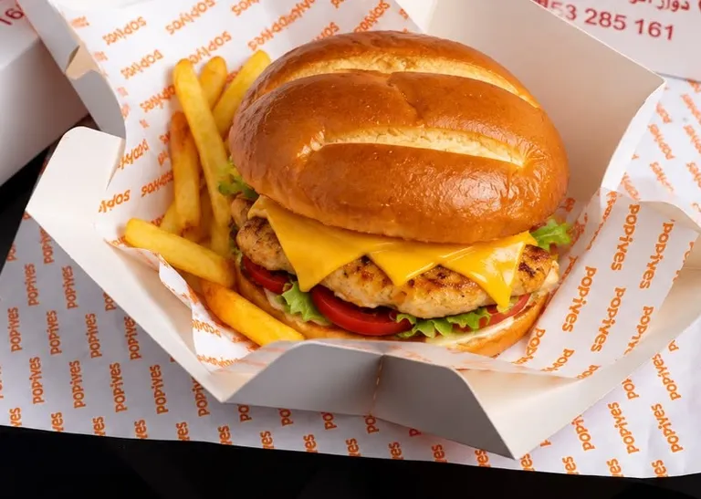 Chicken cheese burger