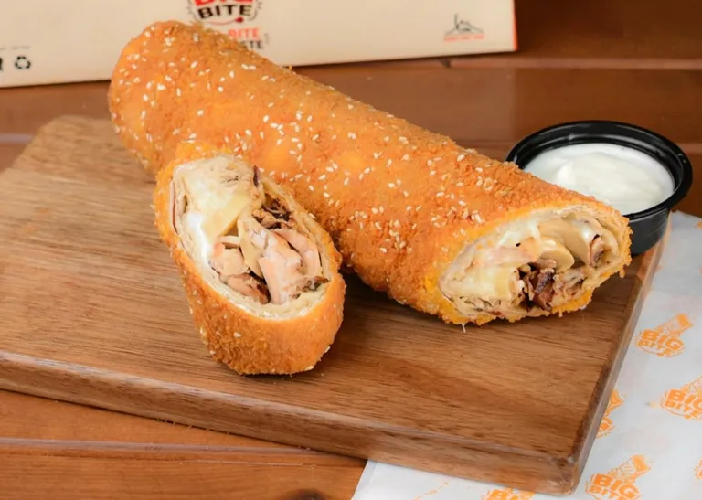 Crispy chicken shawarma sandwich