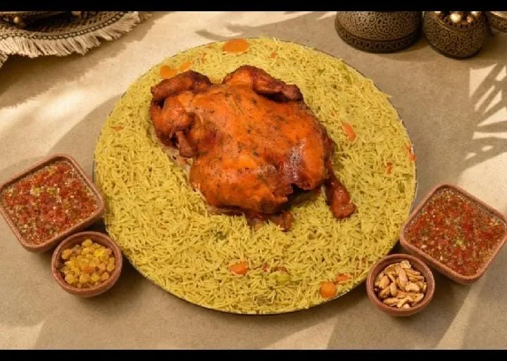 Half a Mandi chicken