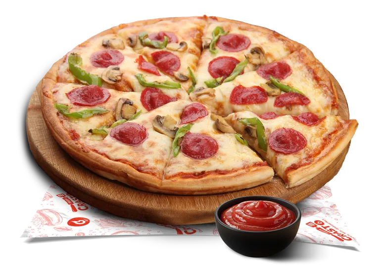 Beef Pepperoni Pizza