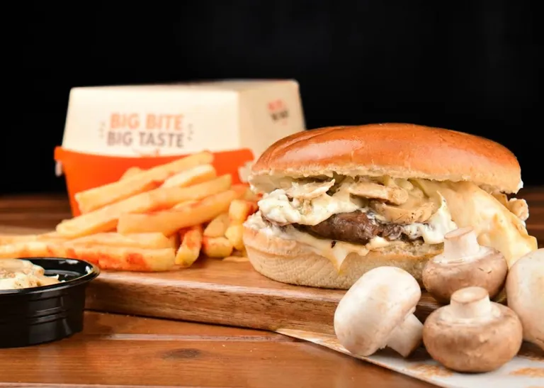Swiss Mushroom Burger