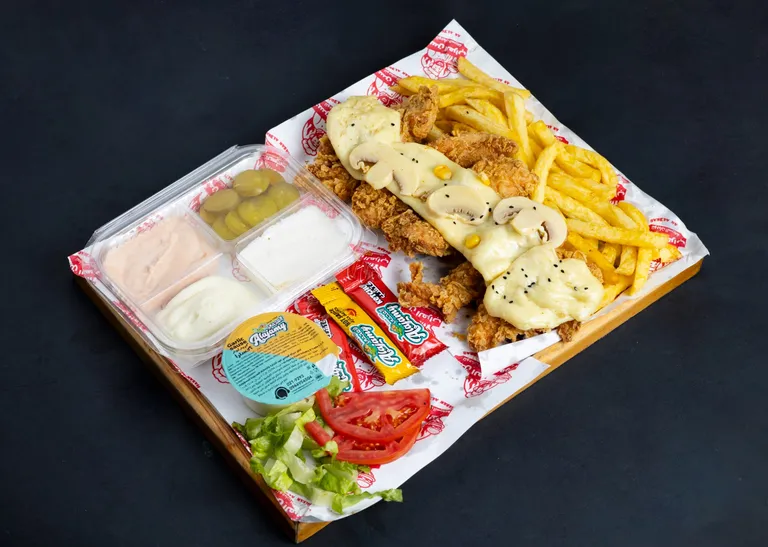 And Zinger cheese with cheese