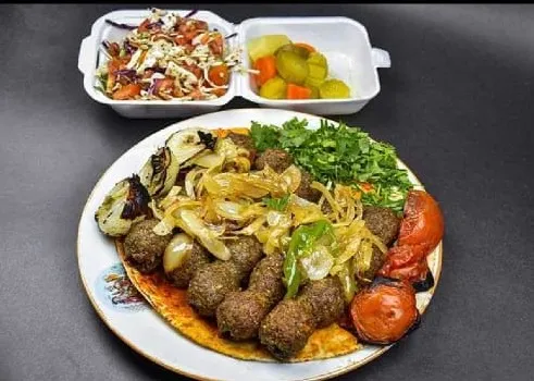 Chicken Walnut Kebbeh on Skewer Meal (500g)