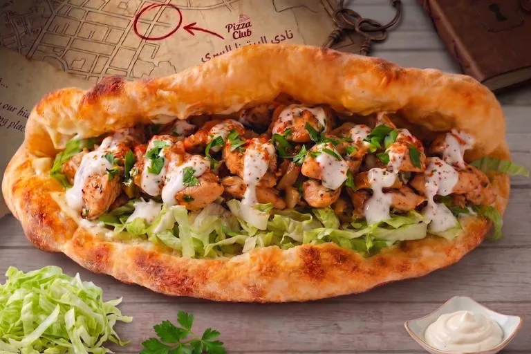 شيش طاووق مشوي بخبز بيروت