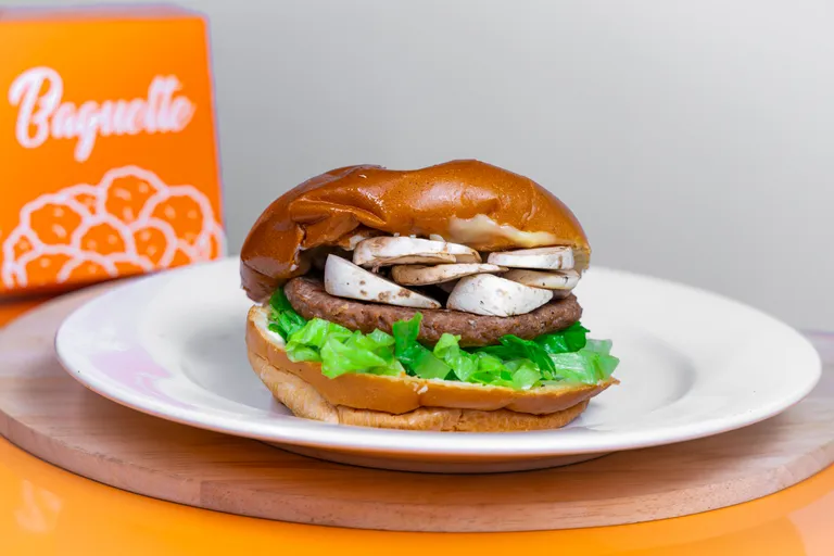 Mushroom Beef Burger