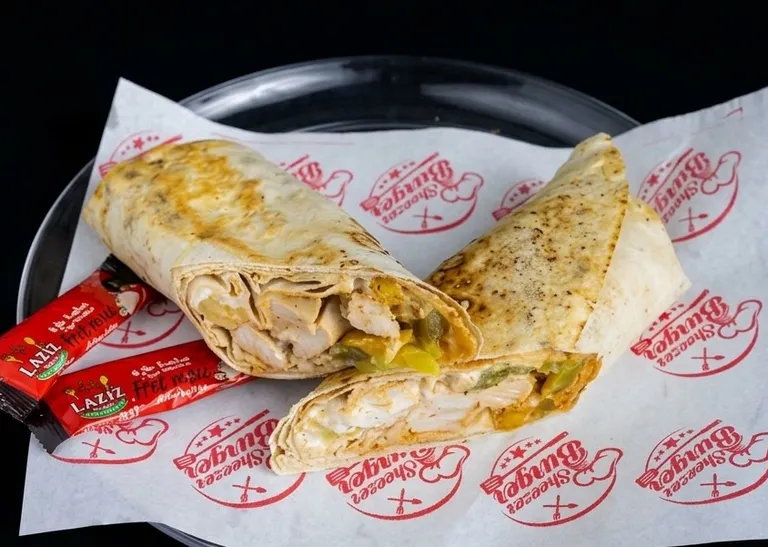 Turkish shawarma sandwich