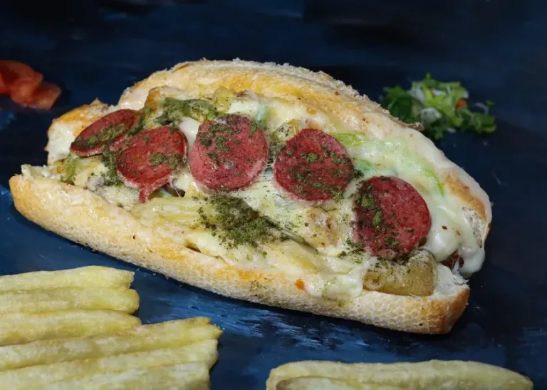 Pepperoni Fries Sandwich