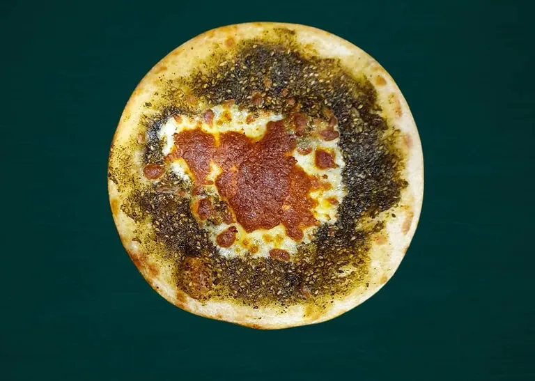 Za'atar with Kashkaval