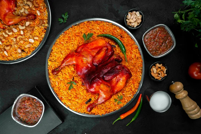 مندي فروج كامل بدون مكسرات