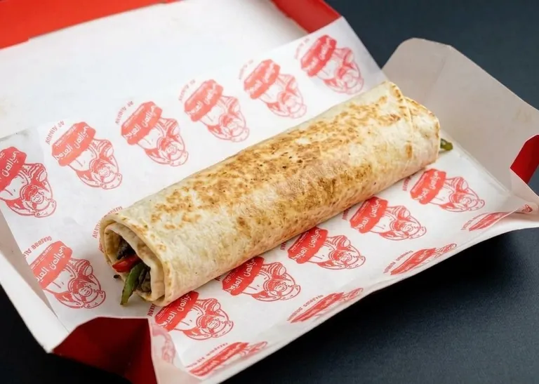 Armenian sausage sandwich