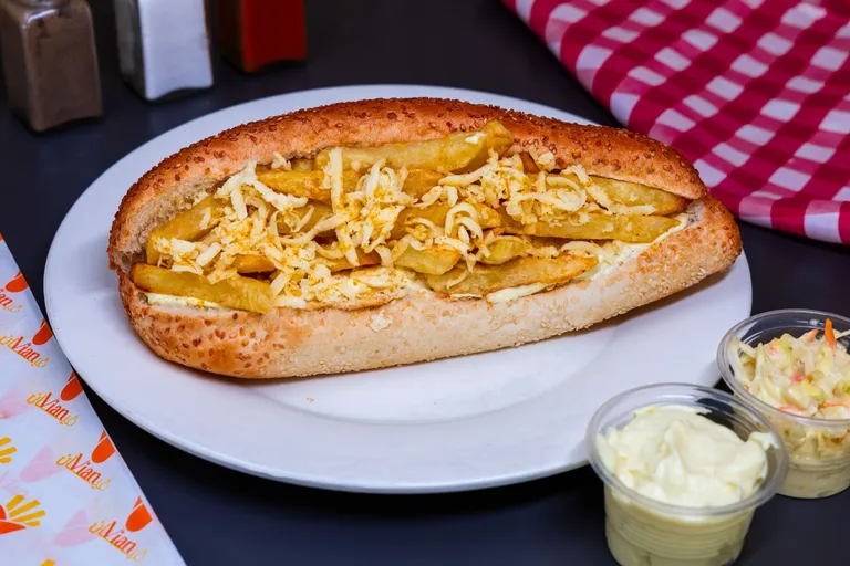 بطاطا مع جبنة