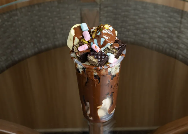 Brownie in a mug