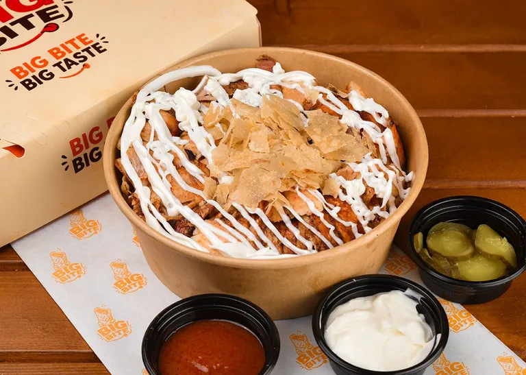 Chicken Shawarma Platter (deconstructed)