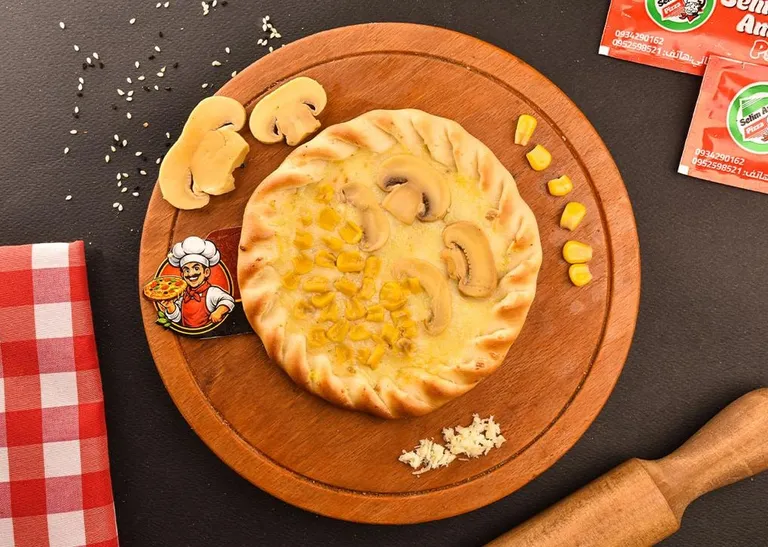 Kashkaval with Mushroom & Corn