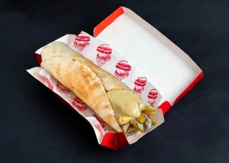Potato and kashkaval cheese sandwich